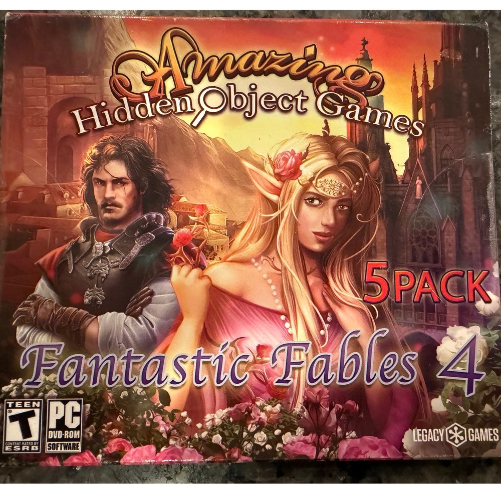 Legacy Games Fantastic Fables 4 Hidden Object Games 5 Pack PC DVD-ROM 2019